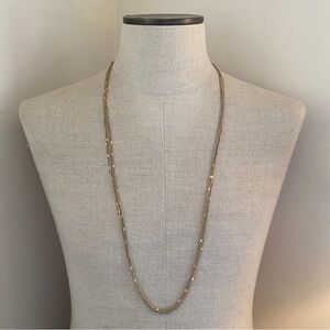 Silver and Gold Multi-Chain Necklace